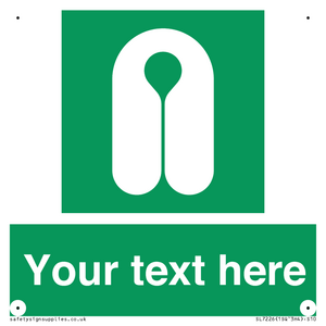 Custom sign safe condition Lifejacket